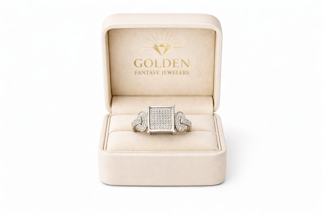 Sterling Silver Women's Ring 0.19 ct Natural Diamond