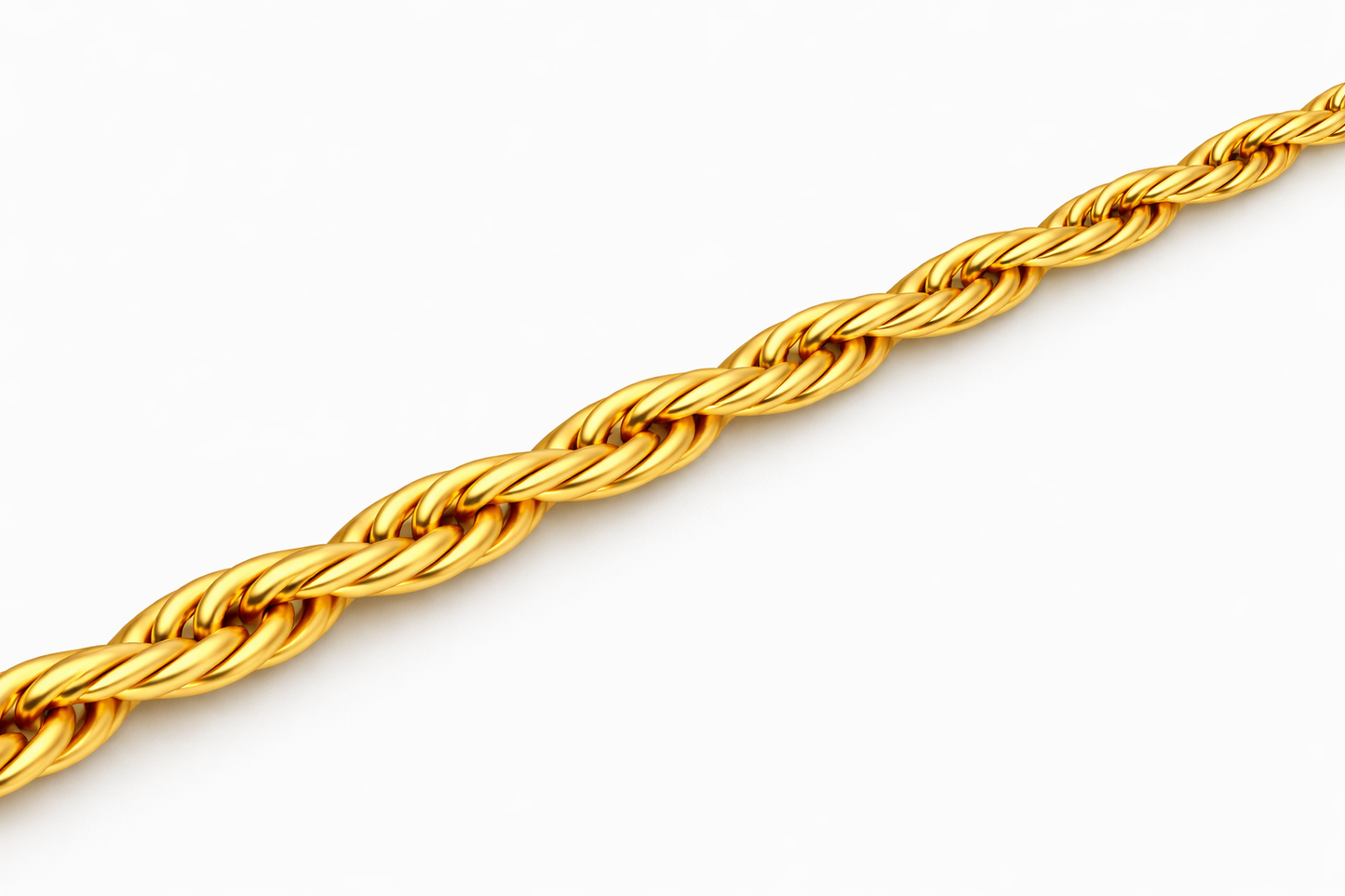 Sterling Silver - 2.80mm Diamond-Cut Rope Bracelet