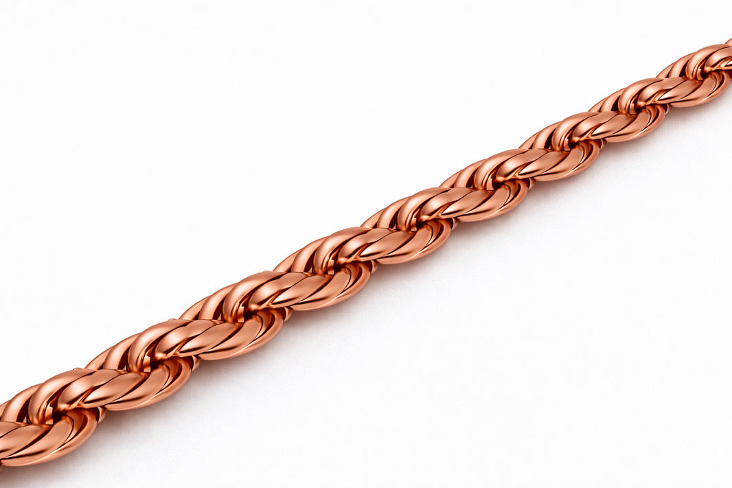 Sterling Silver - 3.70mm Diamond-Cut Rope Chain