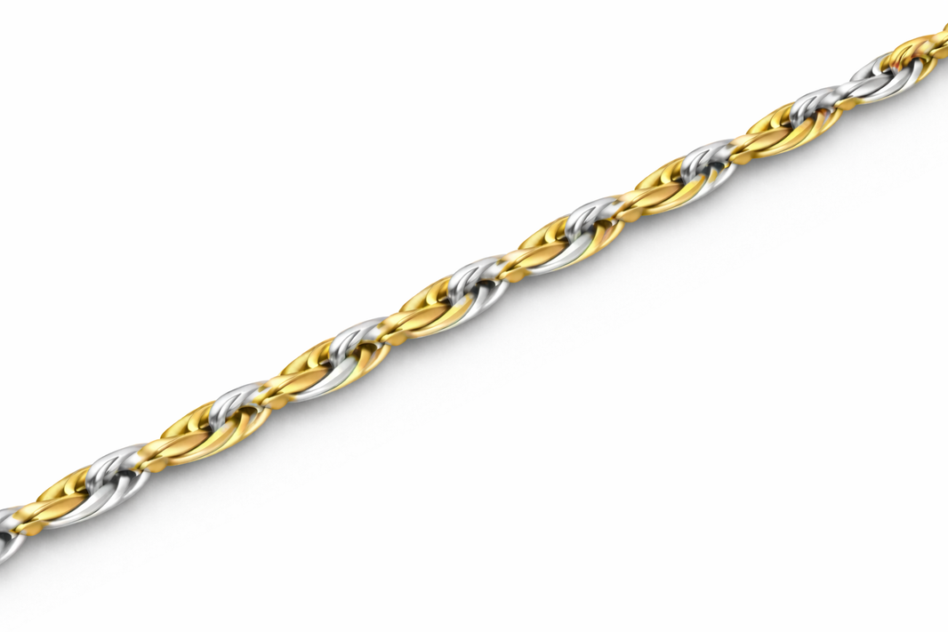 Sterling Silver - 1.85mm Diamond-Cut Rope Bracelet
