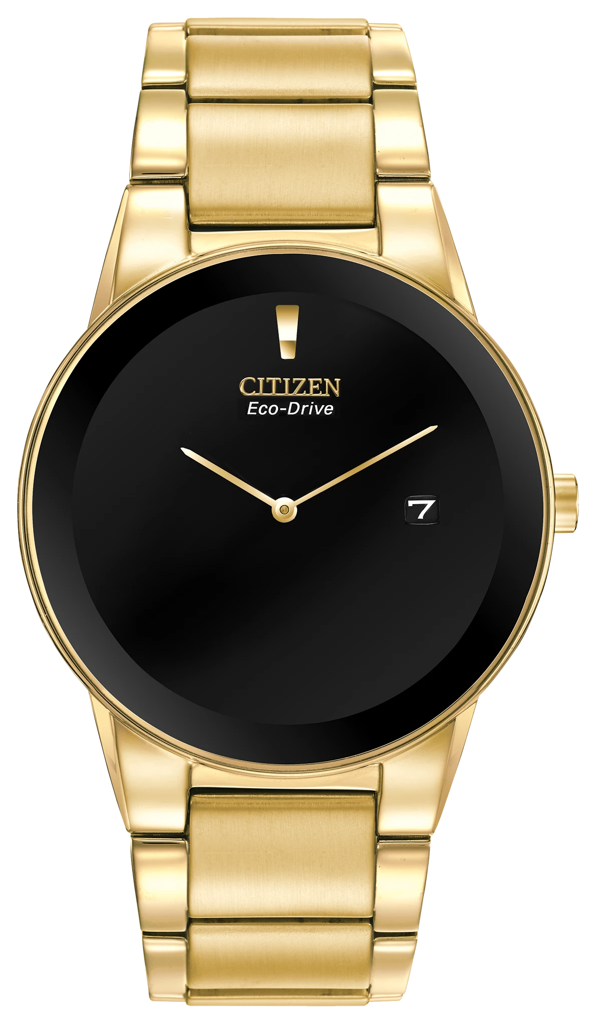 Citizen Axiom AU2002-52E Men's Gold-Tone Eco-Drive Watch - front view