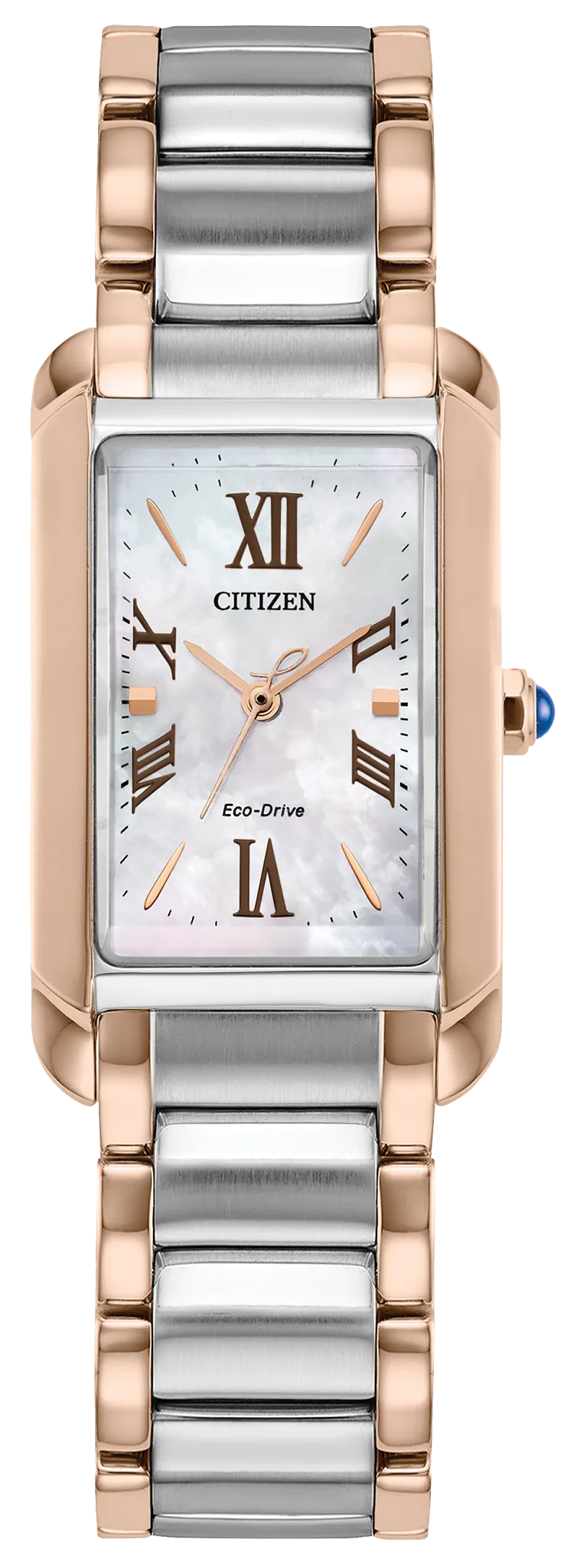 Citizen L Bianca EW5624-54Y Women's Two-Tone Eco-Drive Watch - front view