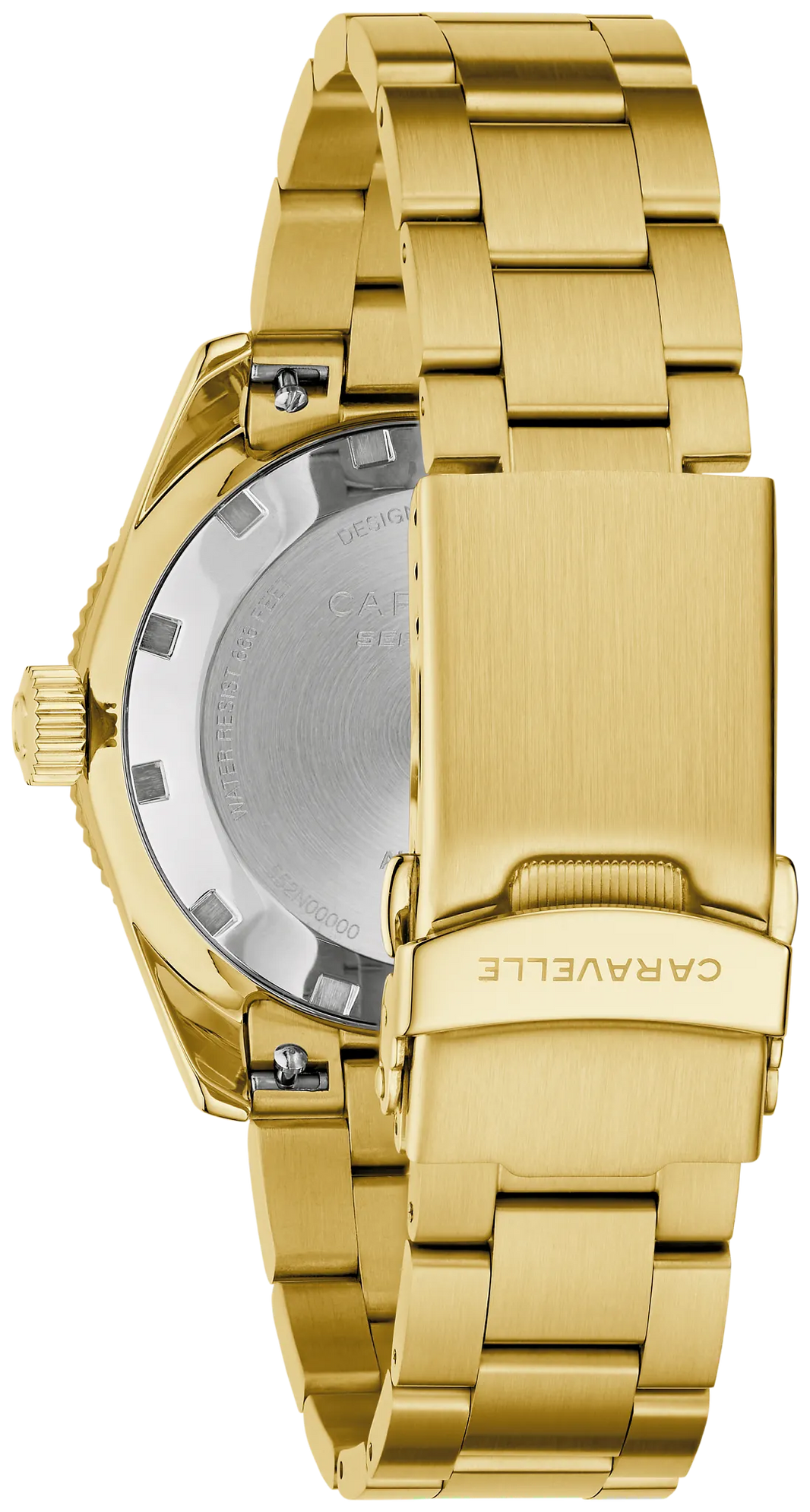 Caravelle 44B128 watch - Bracelet and back (manufacturer image 2 of 4)