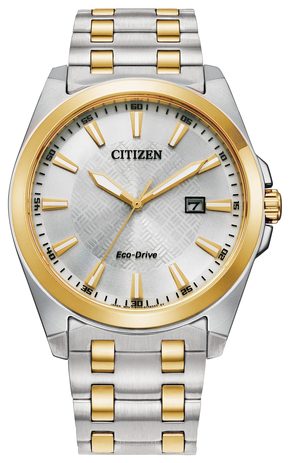 Citizen Peyten BM7534-59A Men's Two-Tone Eco-Drive Watch - front view