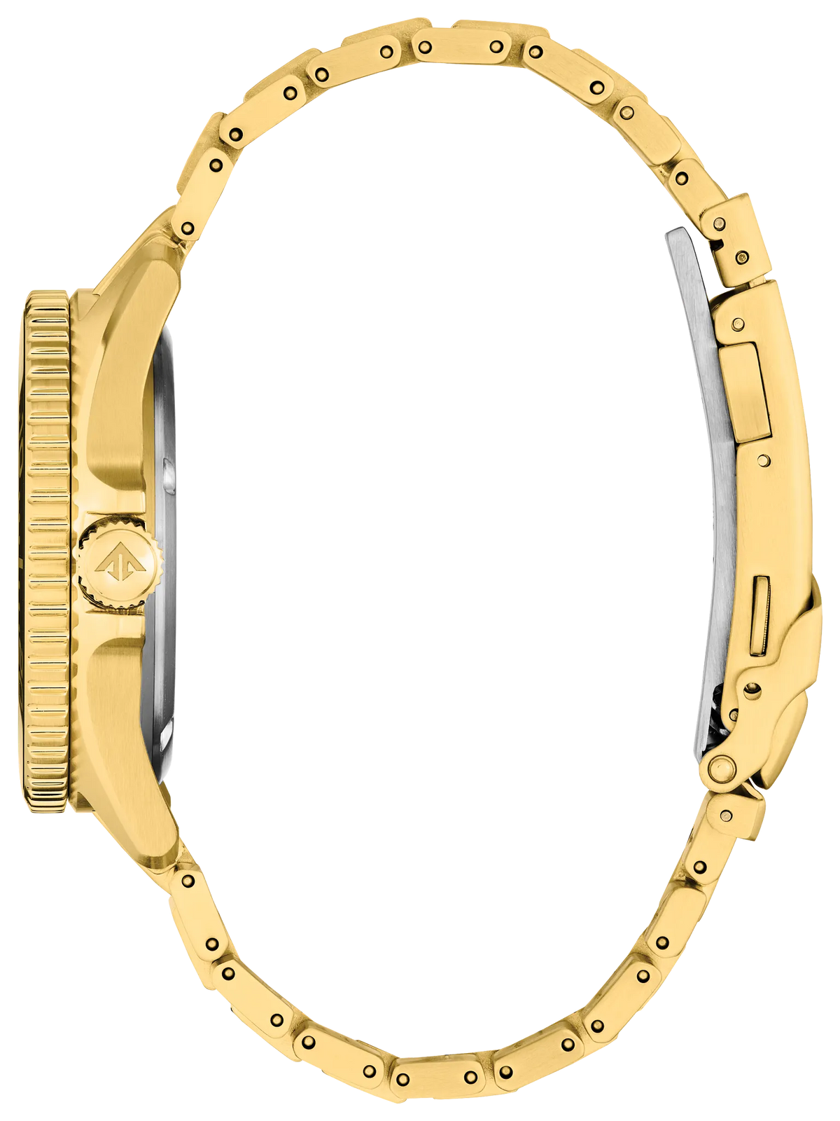 Citizen Promaster Dive BN0262-59W Men's Gold-Tone Eco-Drive Watch - side view