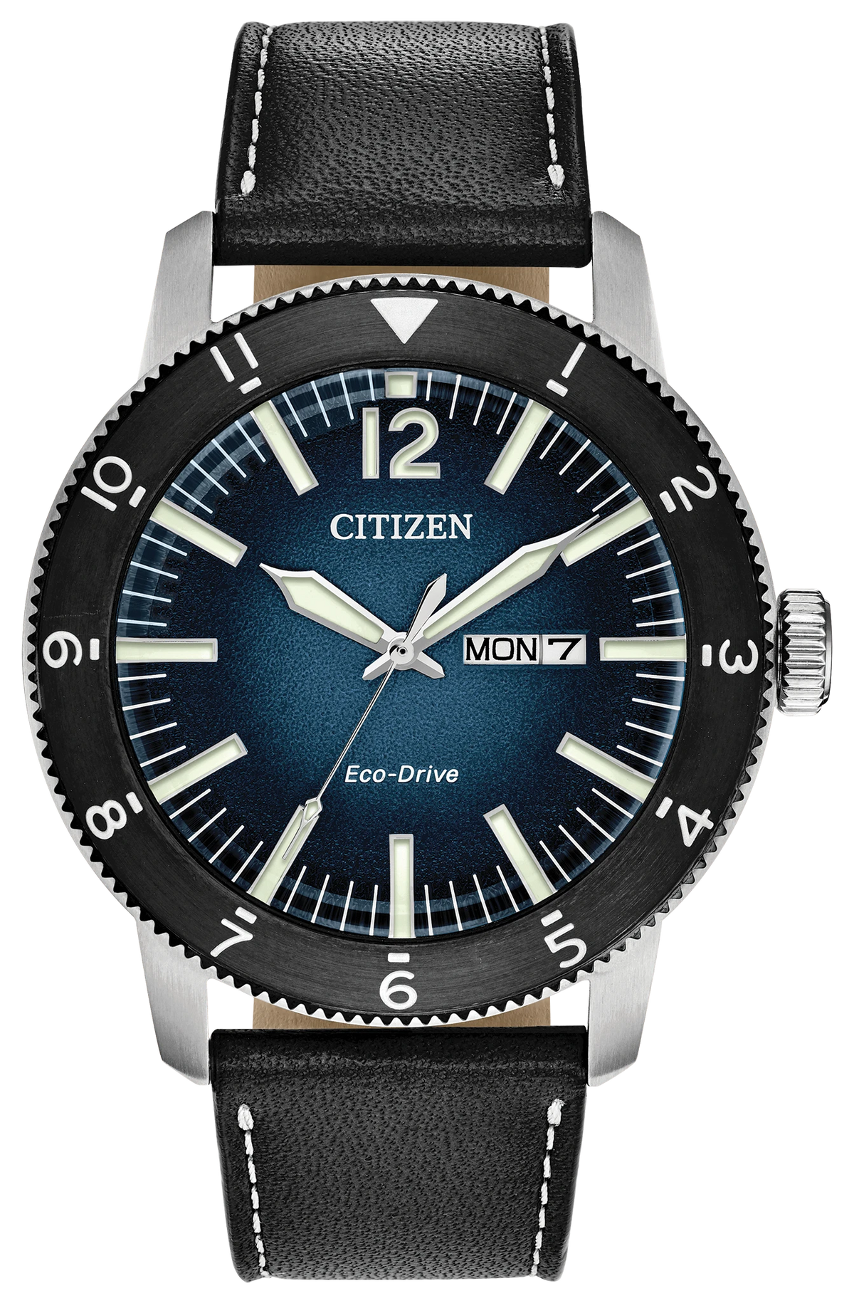 Citizen Brycen AW0078-08L Men's Silver-Tone Eco-Drive Watch