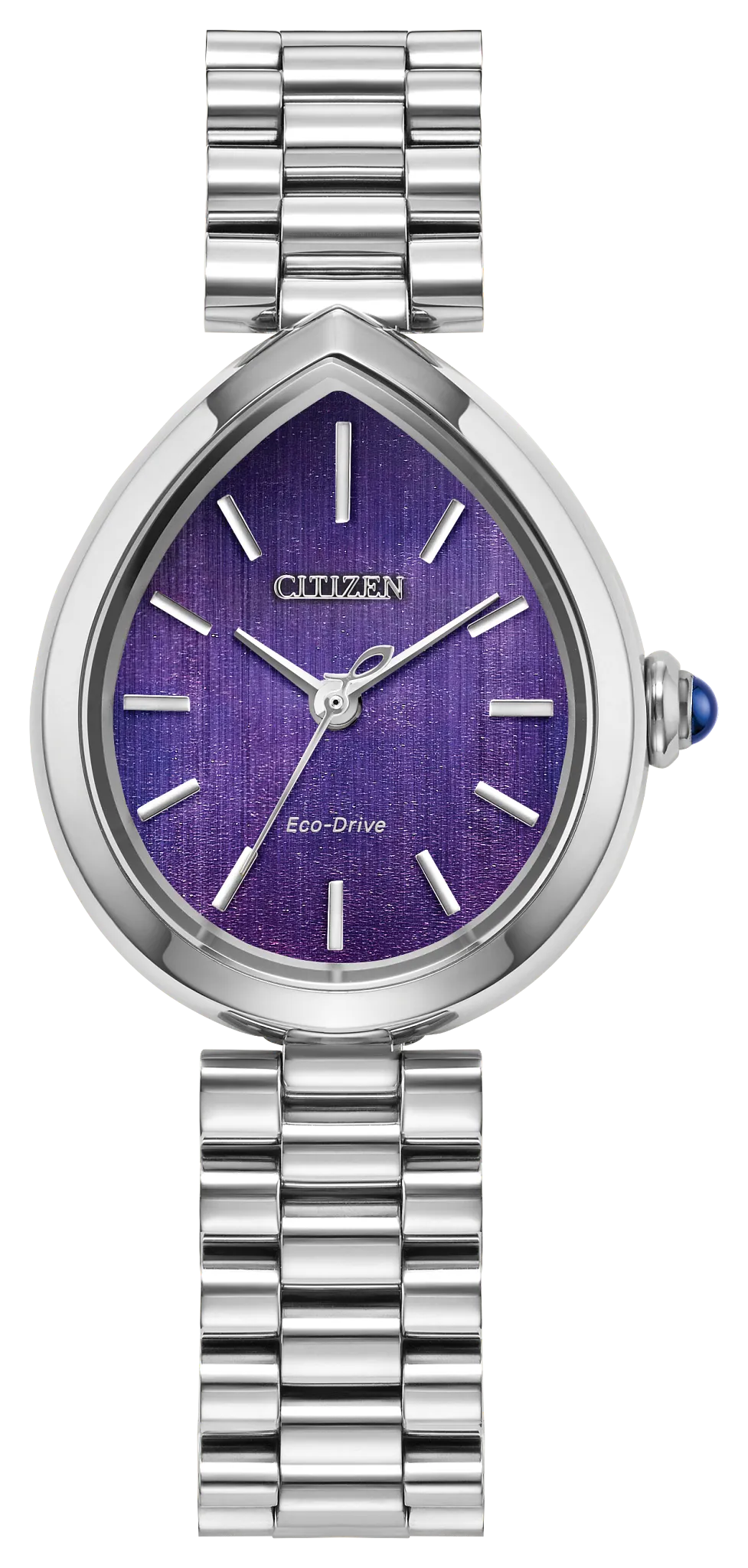Citizen L Rainell EM1200-55X Women's Silver-Tone Eco-Drive Watch - front view