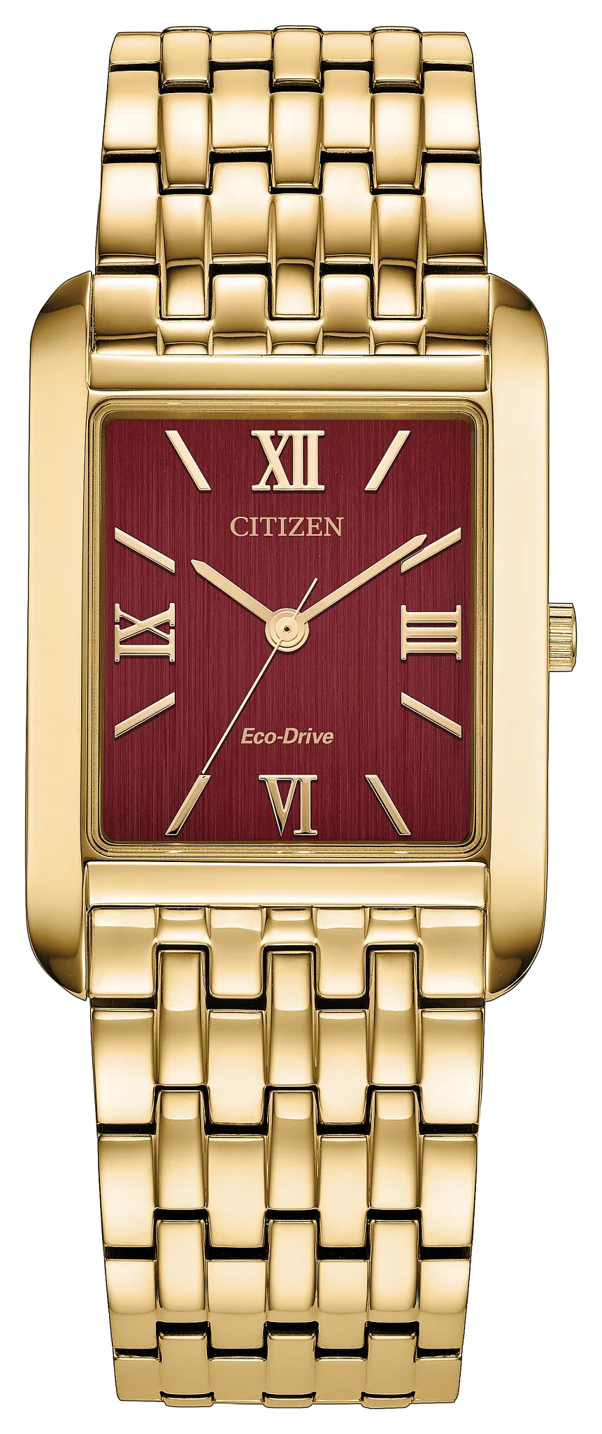 Citizen Addysen BJ6572-54X Men's Gold-Tone Eco-Drive Watch - front view