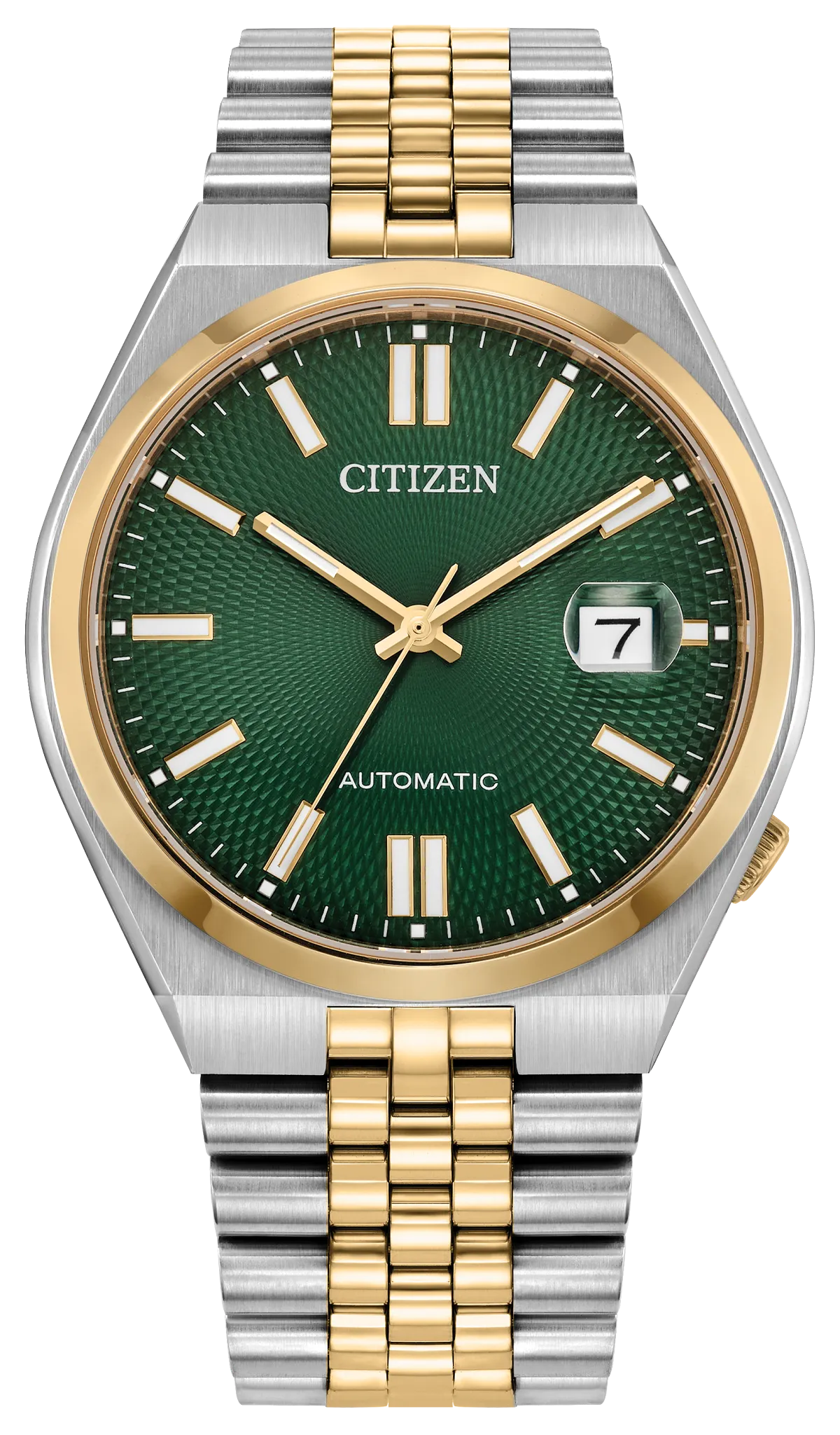 Citizen TSUYOSA 60 NK0024-54X Men's Two-Tone Automatic Watch - front view