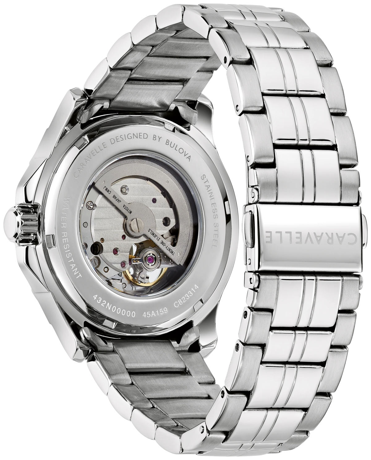 Caravelle 43A159 watch - Bracelet and back (manufacturer image 2 of 4)
