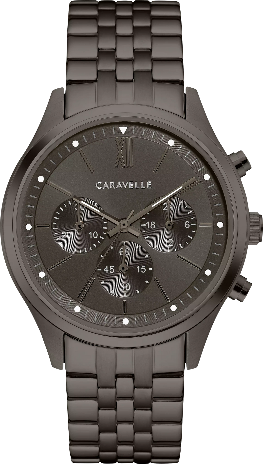 Caravelle Dress 45A141 Men's Gray Quartz Watch