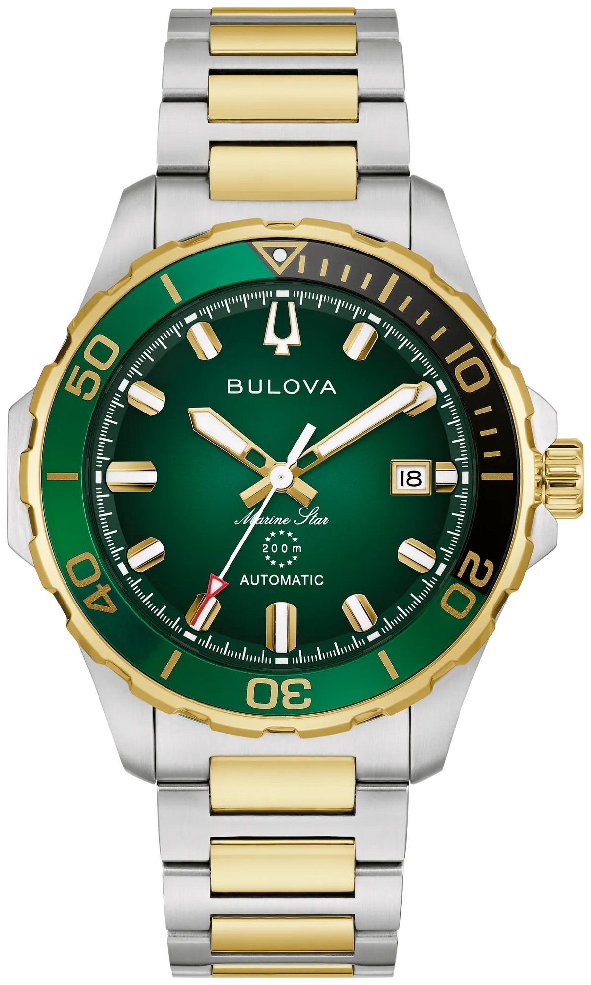 Bulova Marine Star 98B467 Men's Two-Tone Automatic Watch