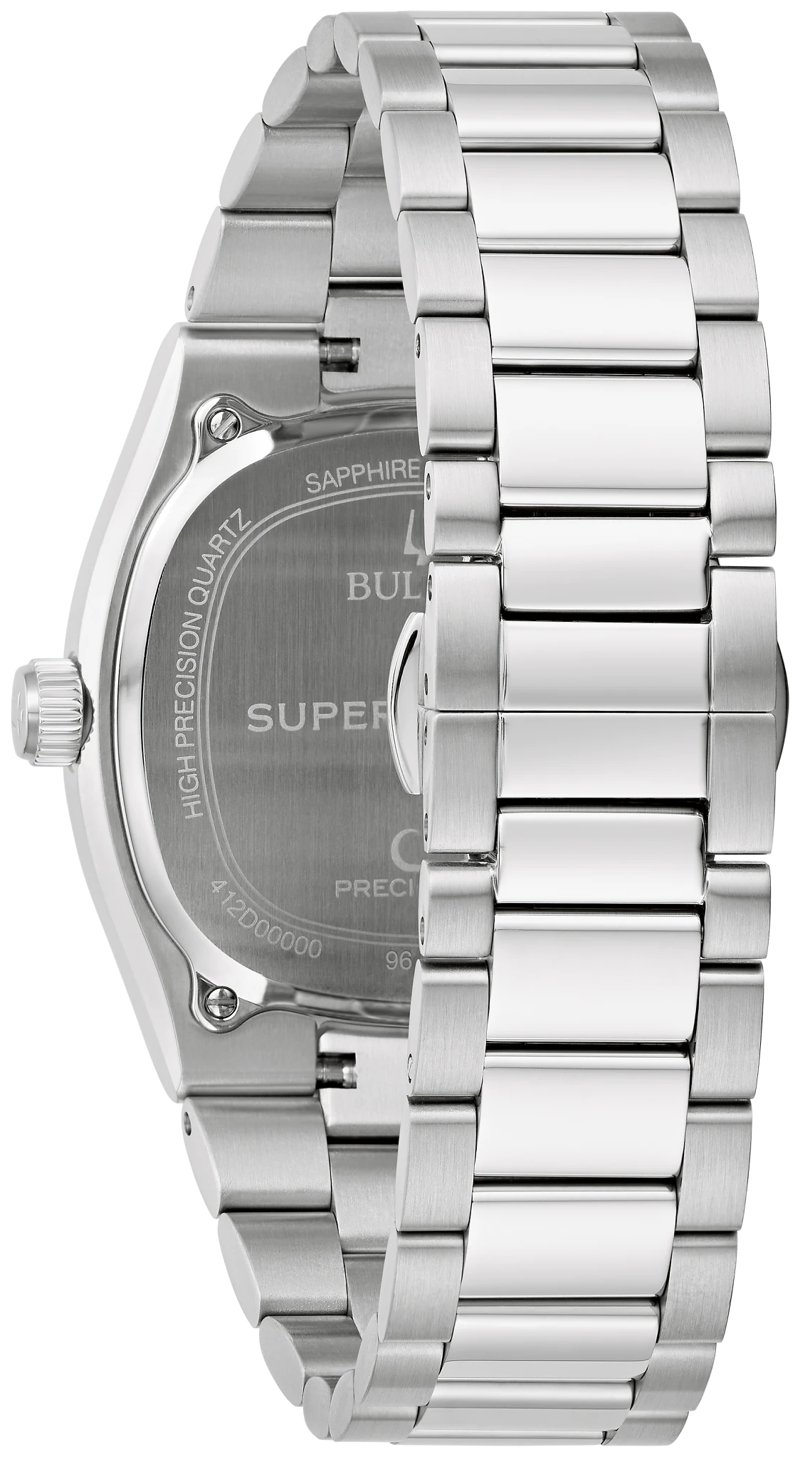 Bulova 96B439 watch - Bracelet and back (manufacturer image 2 of 4)