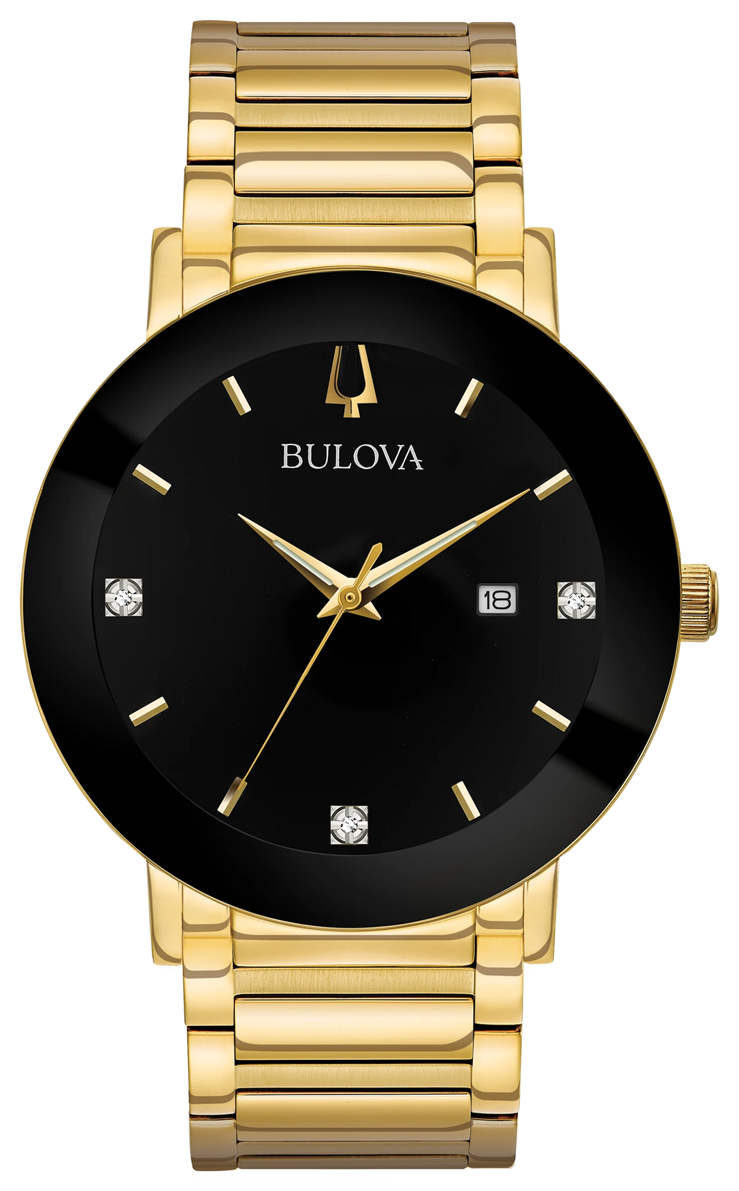 Bulova Futuro 97D116 Men's Gold-Tone Quartz Watch