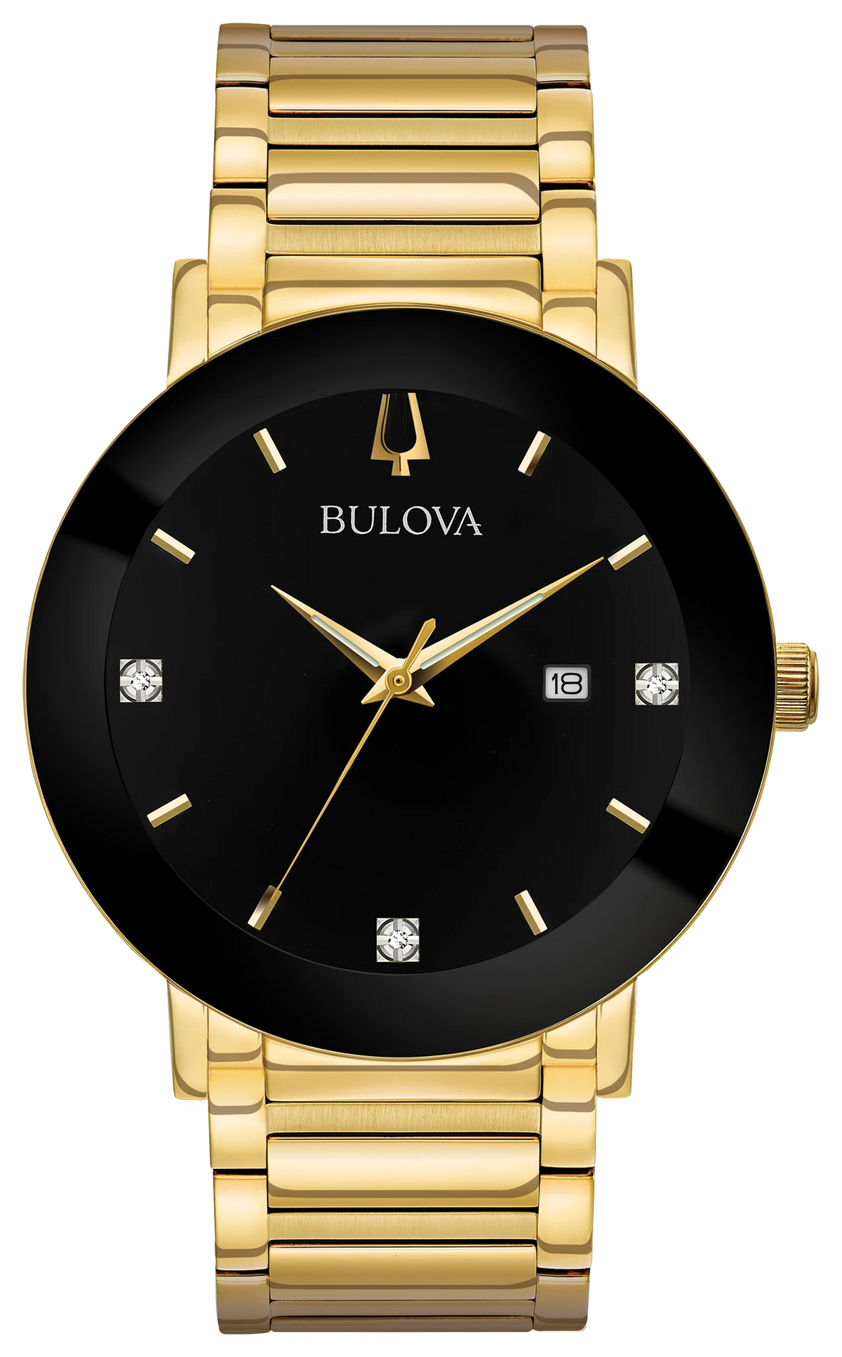 Bulova Futuro 97D116 Men's Gold-Tone Quartz Watch