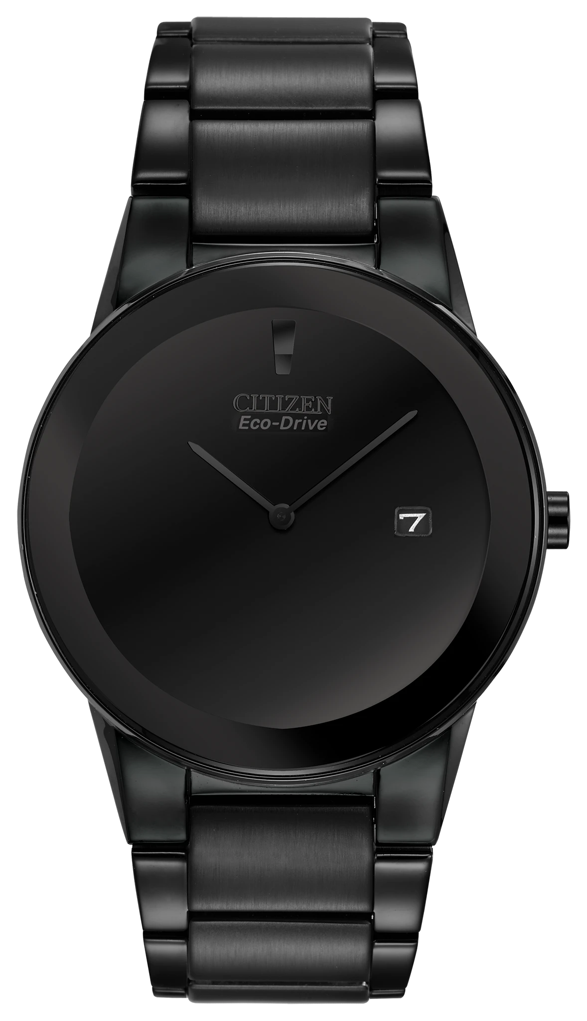 Citizen Axiom AU2005-54E Men's Black Eco-Drive Watch - front view