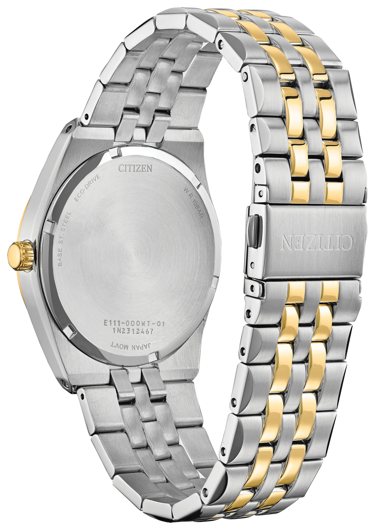 Citizen Corso BM7334-58E Men's Two-Tone Eco-Drive Watch - back view