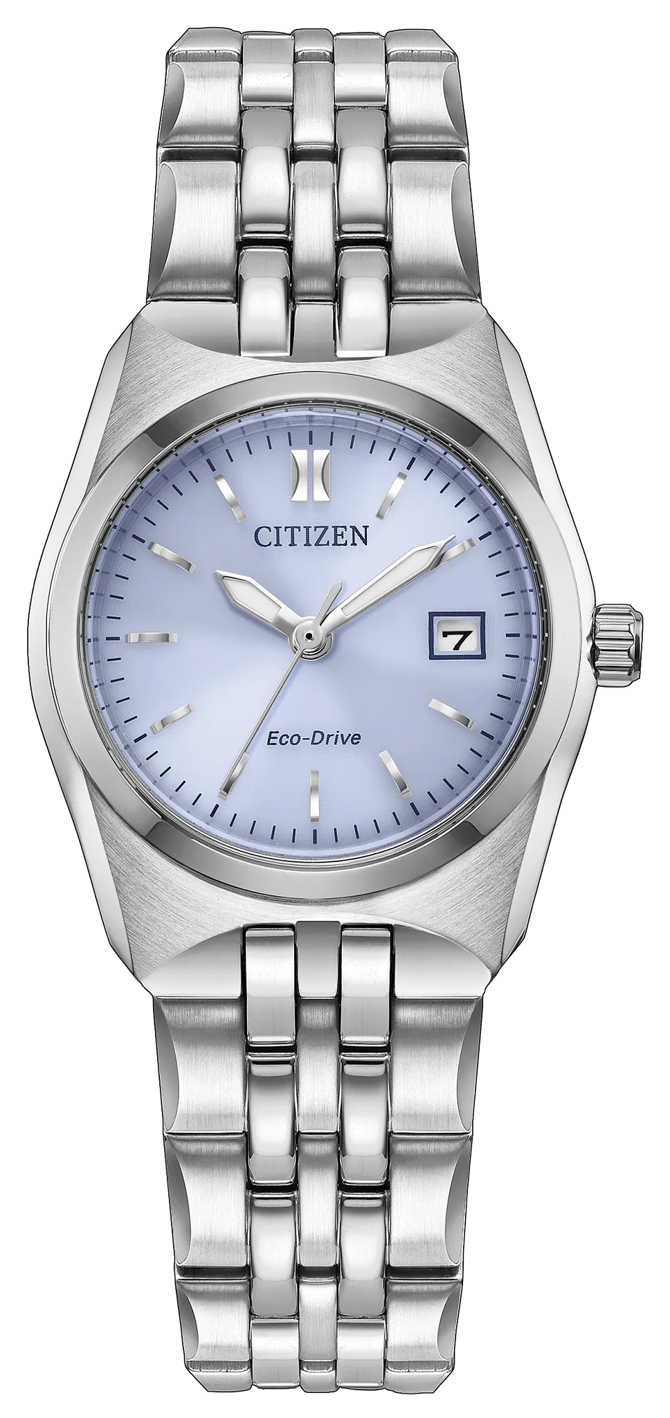 Citizen Corso EW2291-51Z Women's Silver-Tone Eco-Drive Watch - front view