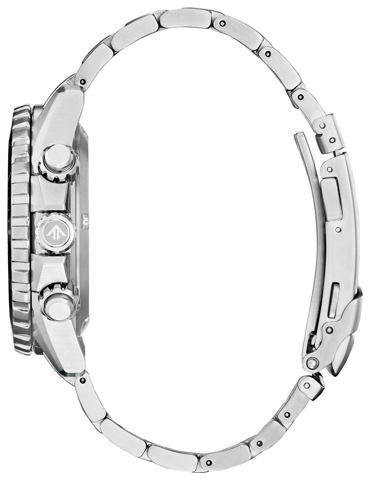 Citizen Promaster Dive CA0710-58L Men's Silver-Tone Eco-Drive Watch - side view