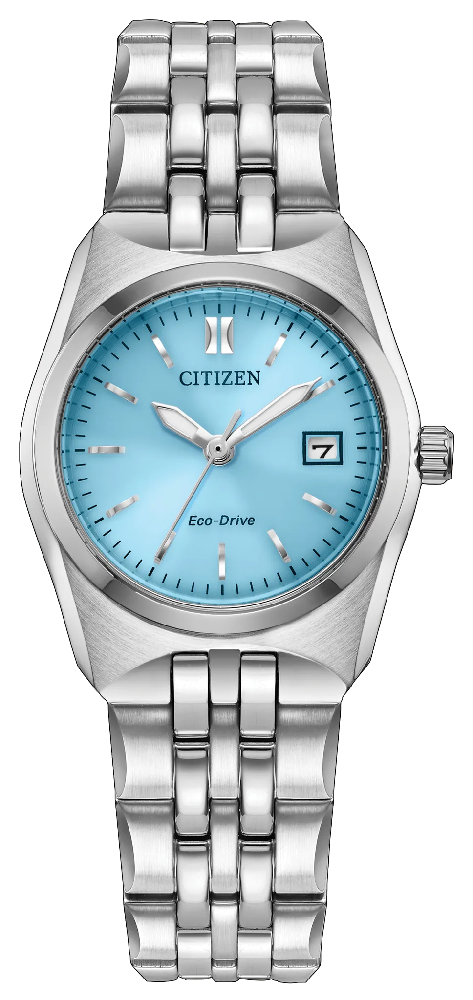 Citizen Corso EW2291-51L Women's Silver-Tone Eco-Drive Watch - front view