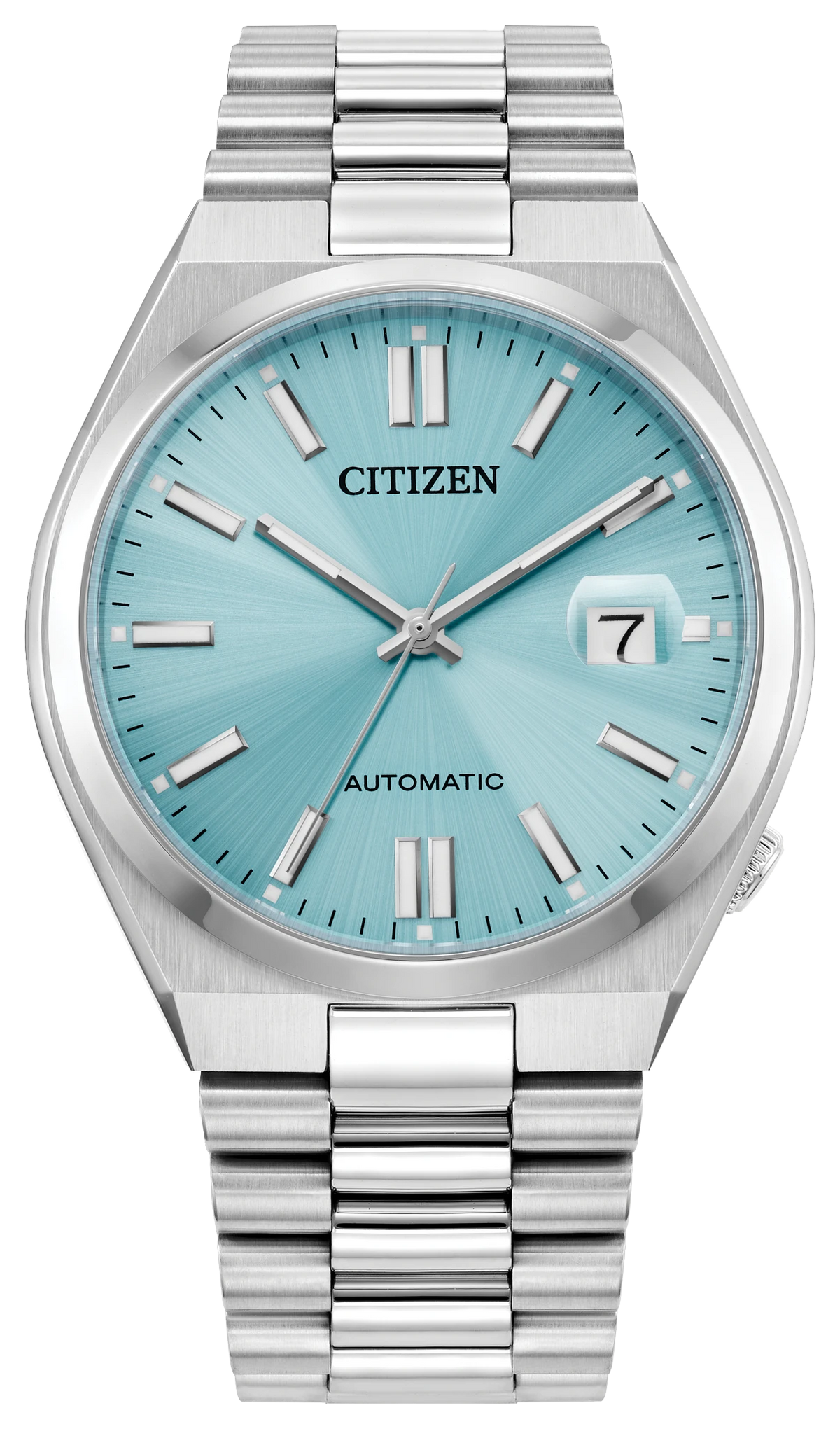 Citizen TSUYOSA NJ0151-53M Men's Silver-Tone Automatic Watch - front view