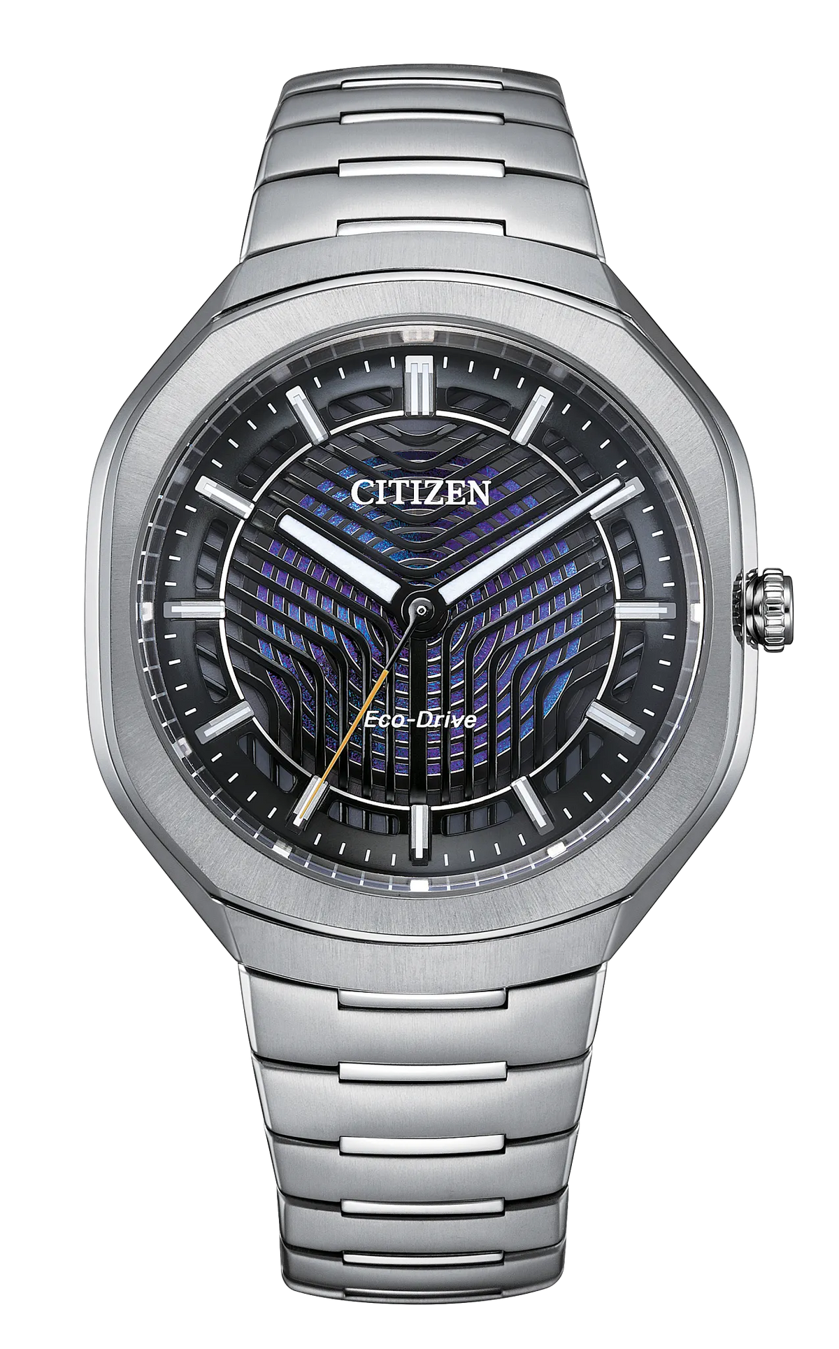 Citizen Eco-Drive PHOTON BJ6560-53W Men's Silver-Tone Eco-Drive Watch - front view