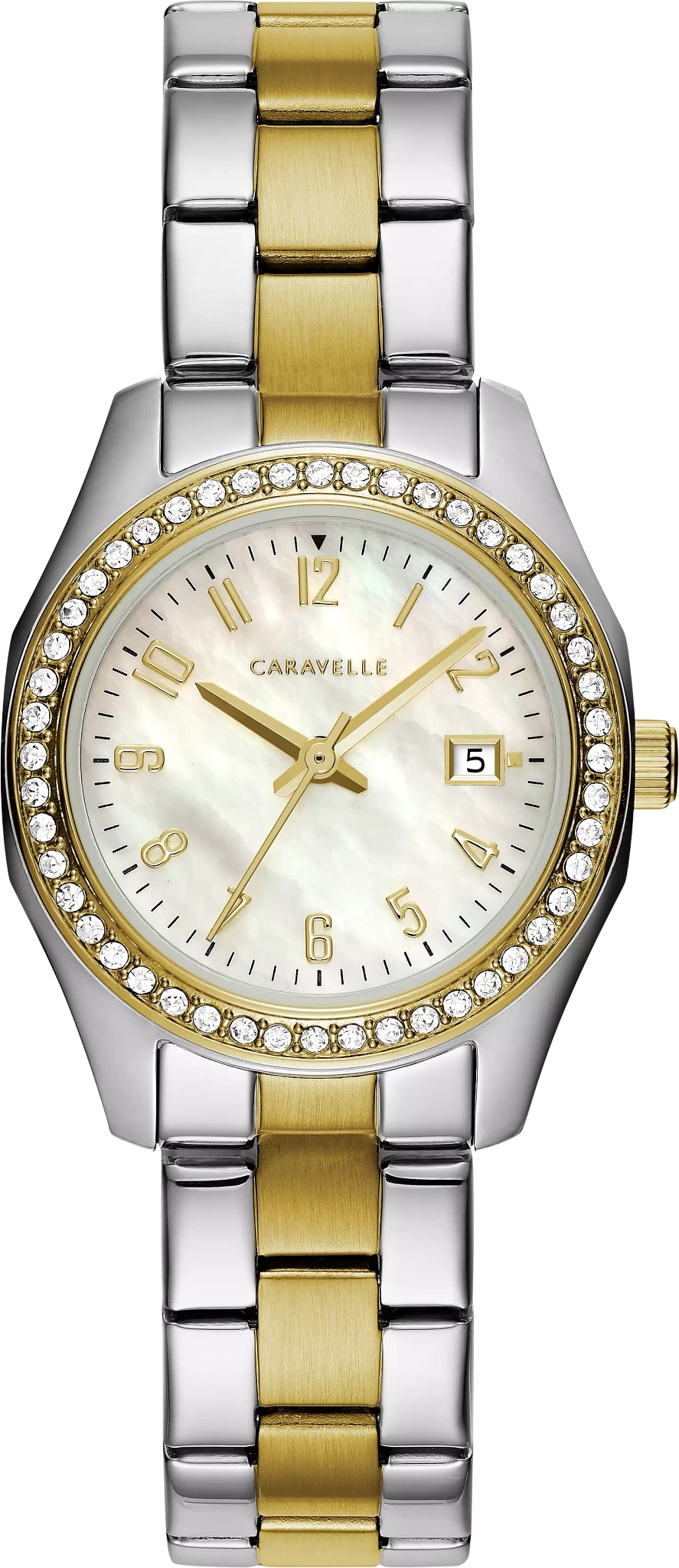 Caravelle Sport 45M113 Women's Two-Tone Quartz Watch