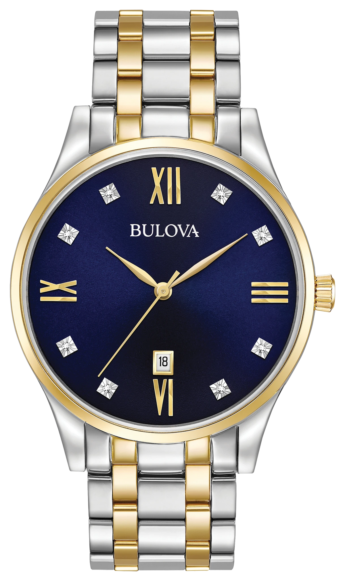 Bulova Classic 98D130 Men's Two-Tone Quartz Watch