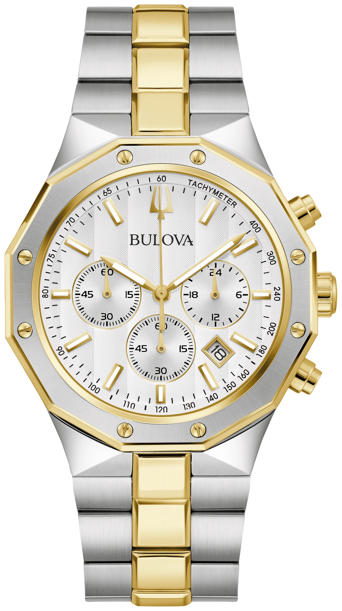 Bulova Prestige 98B450 Men's Two-Tone Quartz Watch