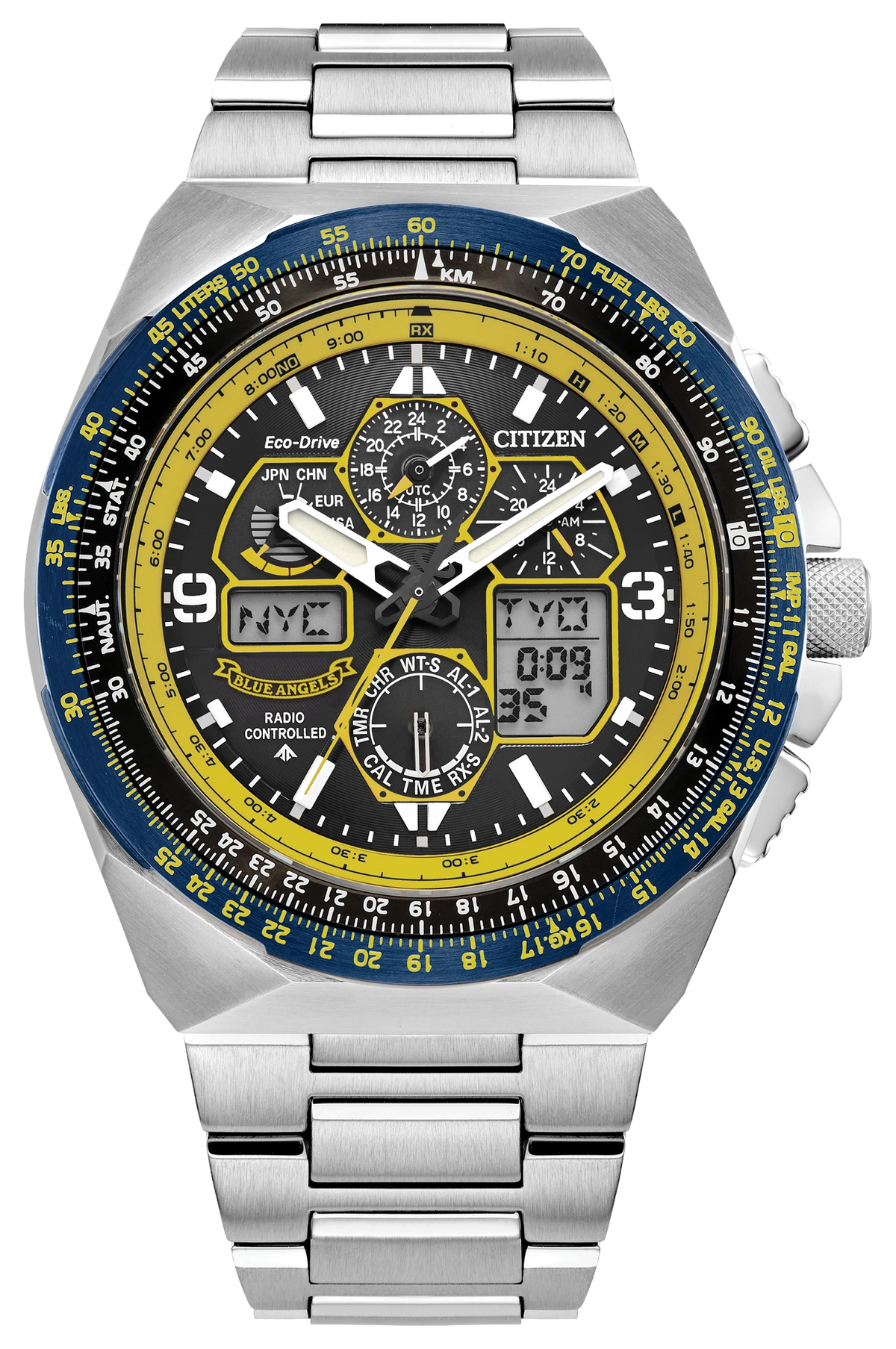 Citizen Promaster Skyhawk A-T JY8125-54L Men's Two-Tone Eco-Drive Watch - front view